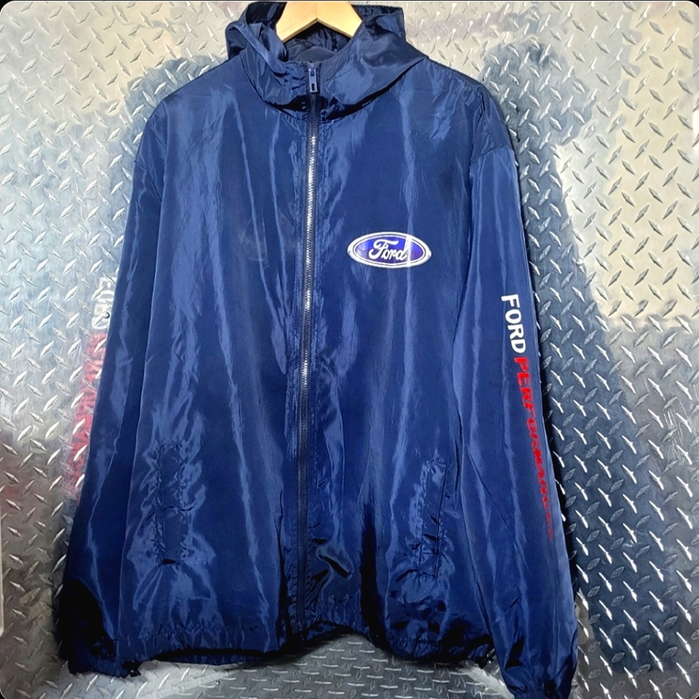 Ford Racing Blue Windbreaker Jacket